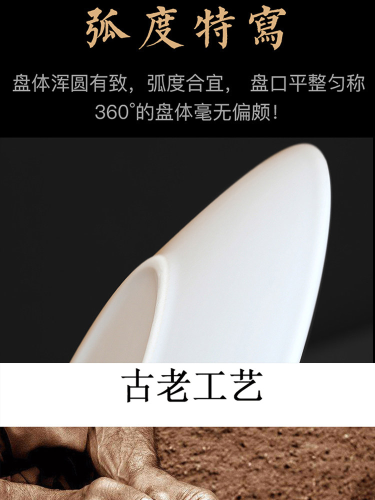 JINGDEZHEN FACAILU 도로 장식 접시 공예품 장식품 크리 에이 티브 라이트 럭셔리 거실 TV 와인 캐비닛 입구 액세서리