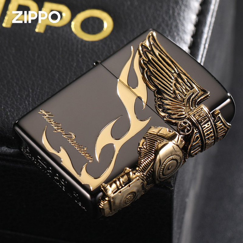 zippo打火机贴章哈雷侧鹰戴维斯