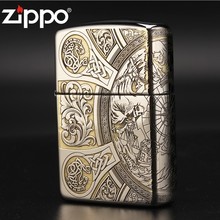 zippo打火机正版美国原装正品天启四骑士启示录创意煤油芝宝zppo