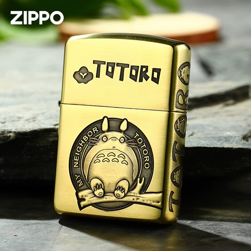 Мужская оригинальная ветрозащитная мультяшная милая зажигалка на керосине, 3D