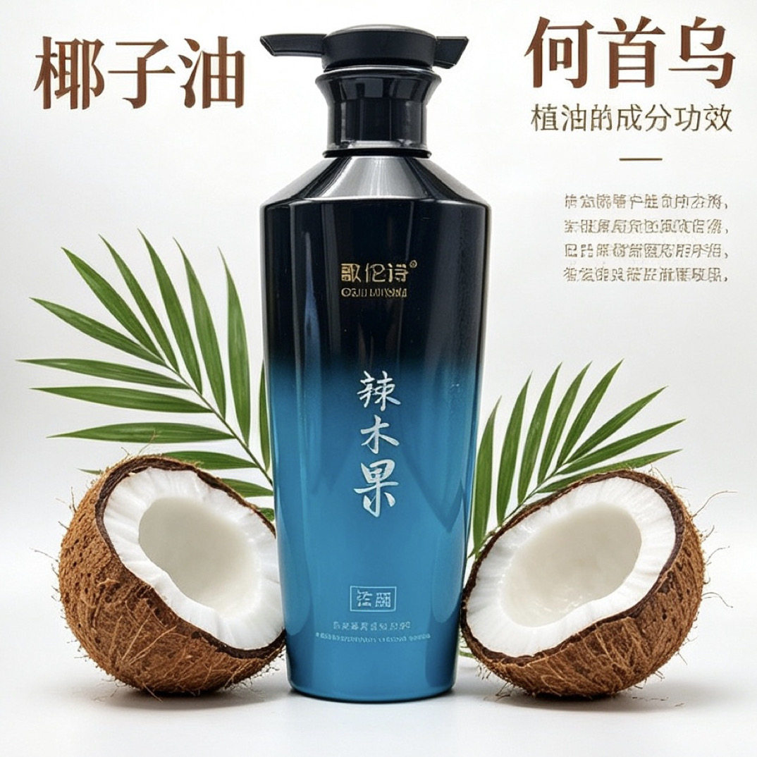 歌伦诗辣木果控油洗发液去屑洗发水植物精萃清爽洁净滋润蓬松正品