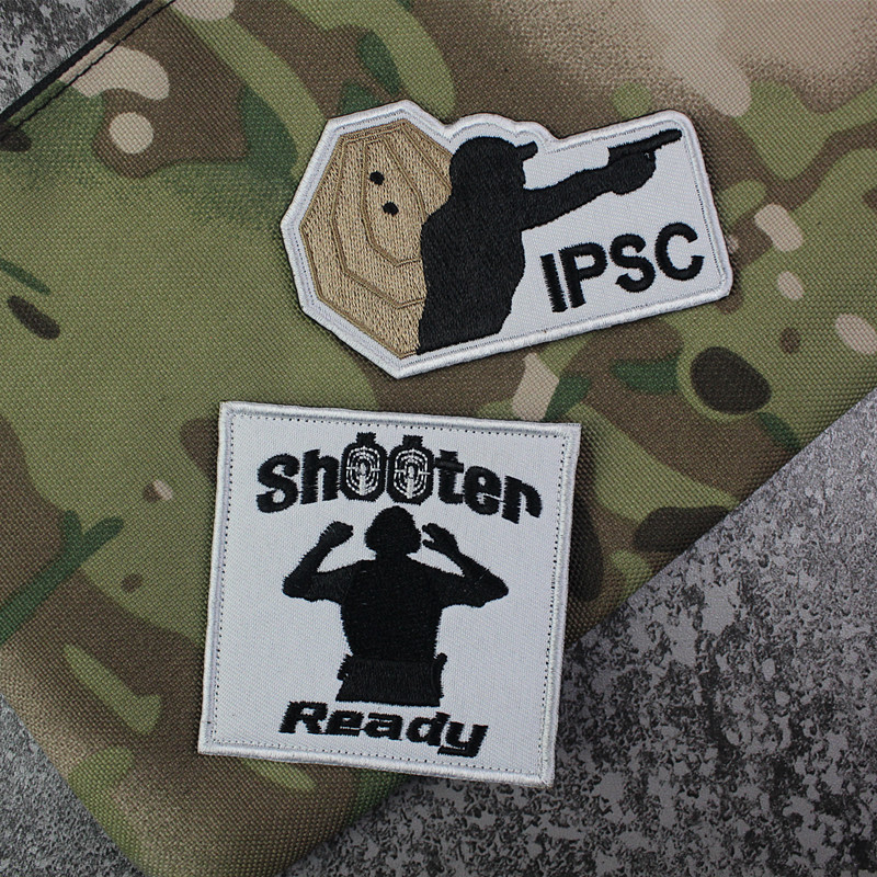 ipsc军迷个性衣服补丁魔术贴章