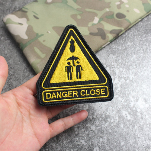 刺绣DANGERCLOSE危险移除臂章