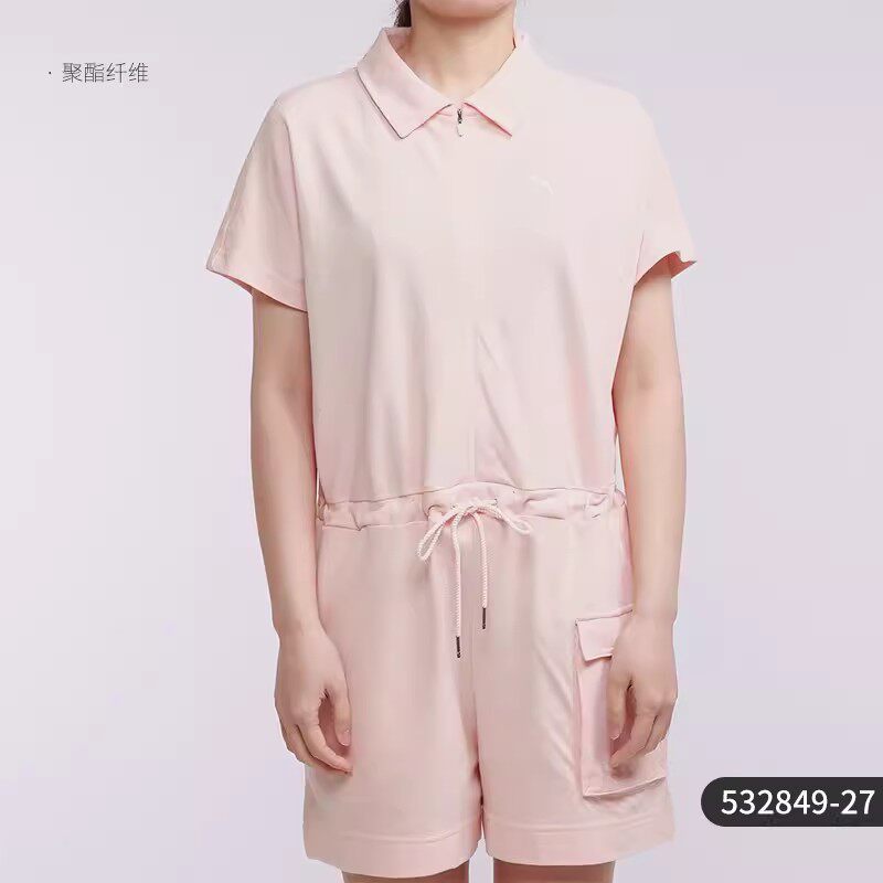 Puma/彪马正品季女子运动宽松短袖短裤连体衣620632-42