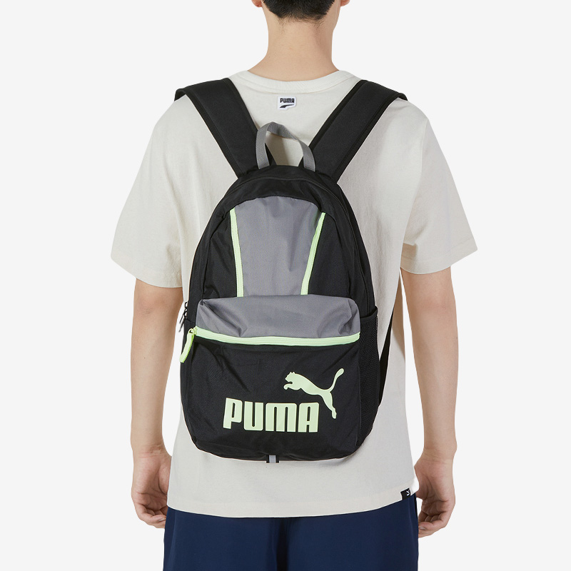 Puma/彪马正品夏季新款男女运动休闲旅行收纳双肩背包078962-01