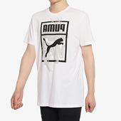 彪马正品 T恤 夏季 运动休闲男子透气圆领短袖 579411 新款 PUMA