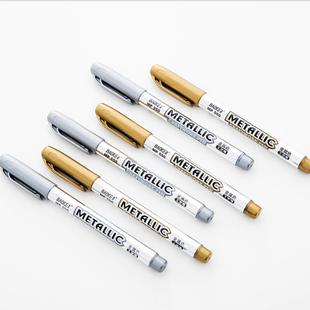 婚礼商务会议签到本用羽毛签字笔宝克金色银色工艺笔黑色签到笔