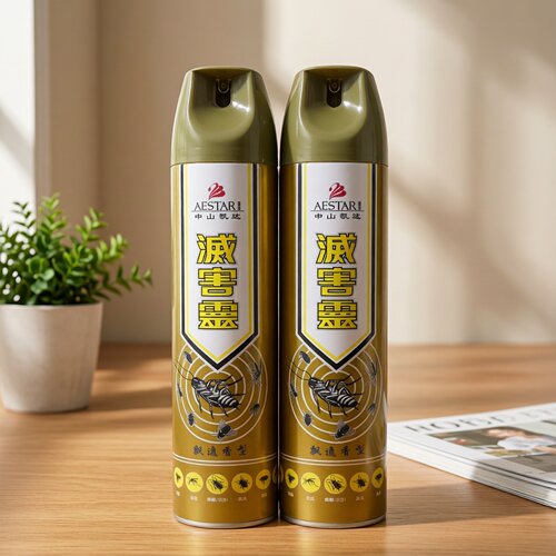 中山凯达灭害灵飘逸香型杀虫气雾剂600ml驱杀马蜂臭虫蚂蚁蚊子蝇