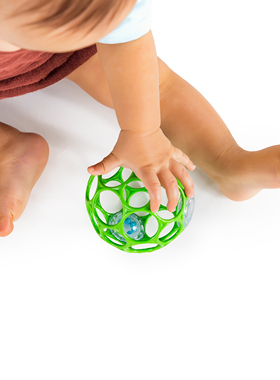 美国Kids2 brights 摇铃奥波球Oball婴儿宝宝手抓球早教玩具