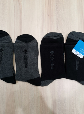 2026春夏Columbia哥伦比亚户外男女透气运动休闲4双装袜子RCS632