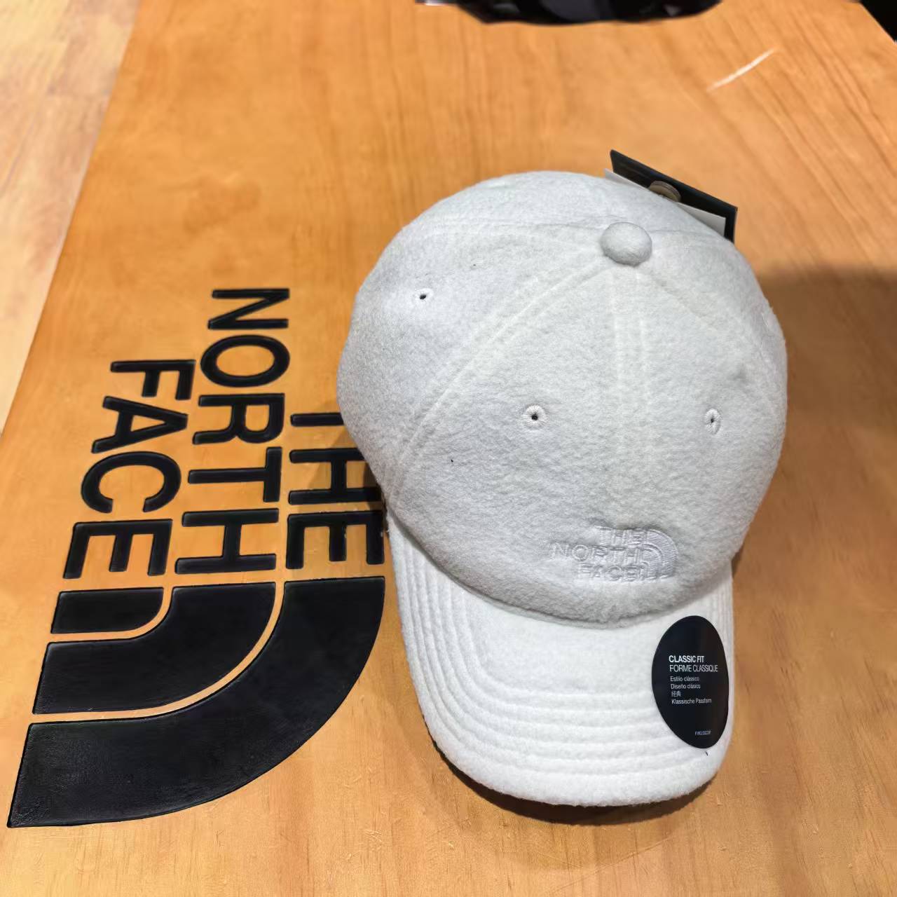 北面秋冬情侣户外抓绒棒球帽