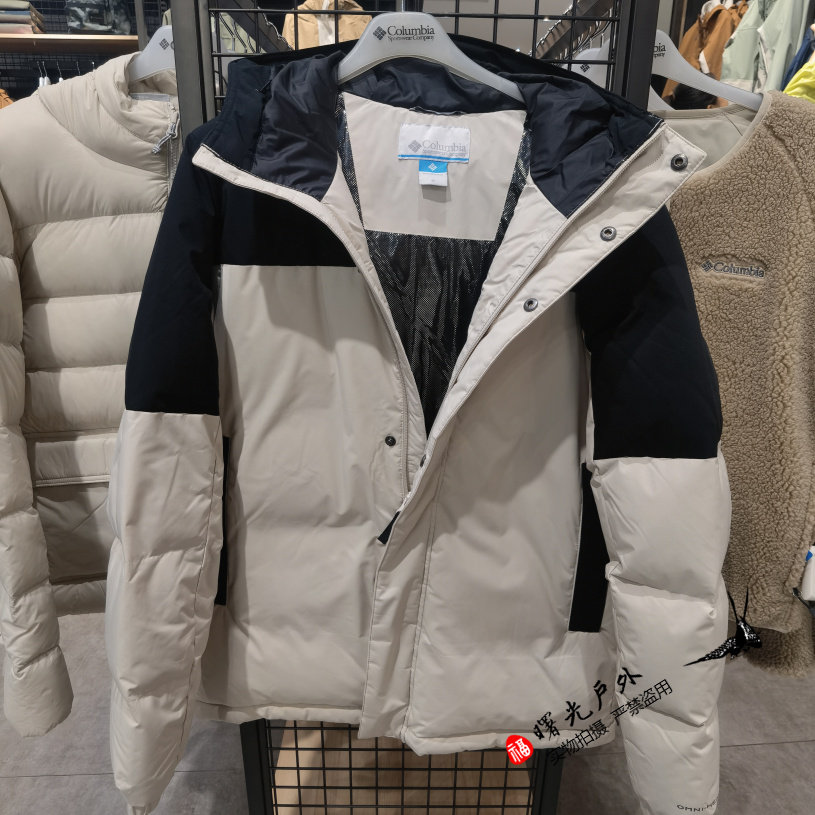 哥伦比亚防水热能保暖连帽羽绒服