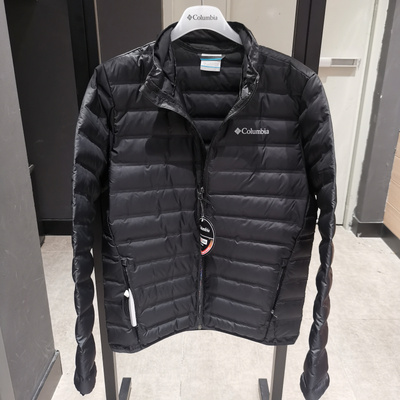 立领超轻薄保暖羽绒服哥伦比亚男