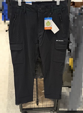 哥伦比亚25秋冬新款Columbia户外休闲男拒水加绒保暖冲锋裤AE8939