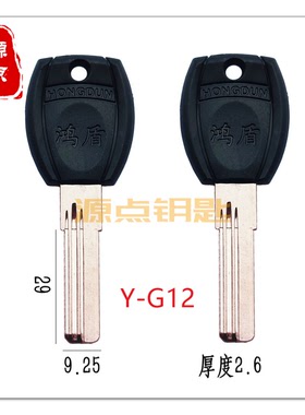 G12 适用鸿盾双排曲线钥匙胚 超B 卡施顿 源点钥匙