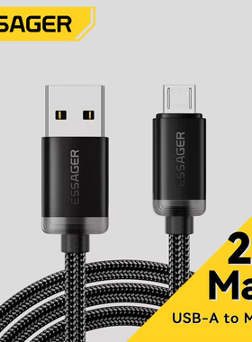 Essager Micro USB 3M Cable 2A Fast Charging USB Cable for Xiaomi Realme Redmi Samsung Huawei HTC