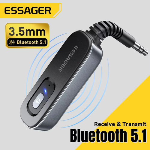 Essager AUX Bluetooth 5.1 Audio Receiver Transmitter 3.5MM