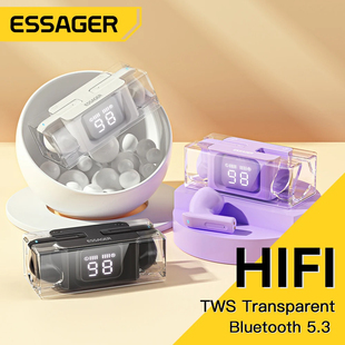 Bluetooth Mic TWS Essager Earphones With E90 Headphone