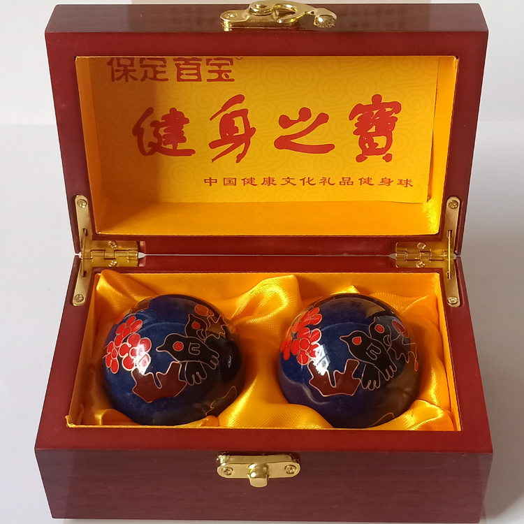 实心功夫手转保定铁球