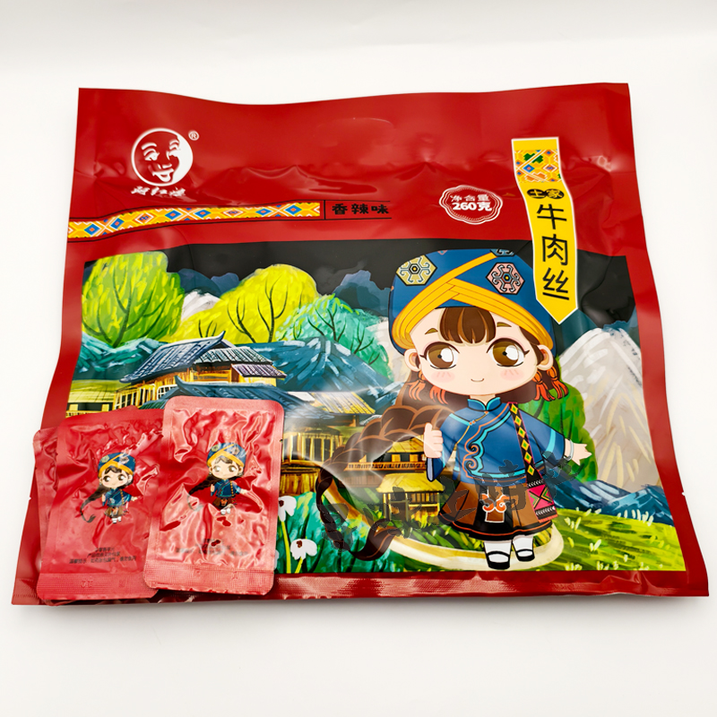 阿红婆土家牛肉丝260克湖南张家界特产湘西黄牛肉牛肉干香辣味