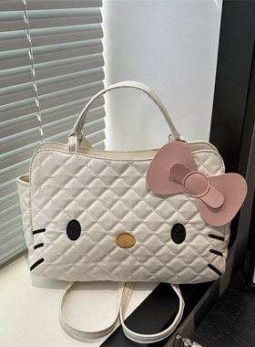 可爱Kitty猫单肩包轻奢小众高级感双肩包包大容量百搭手提包礼物