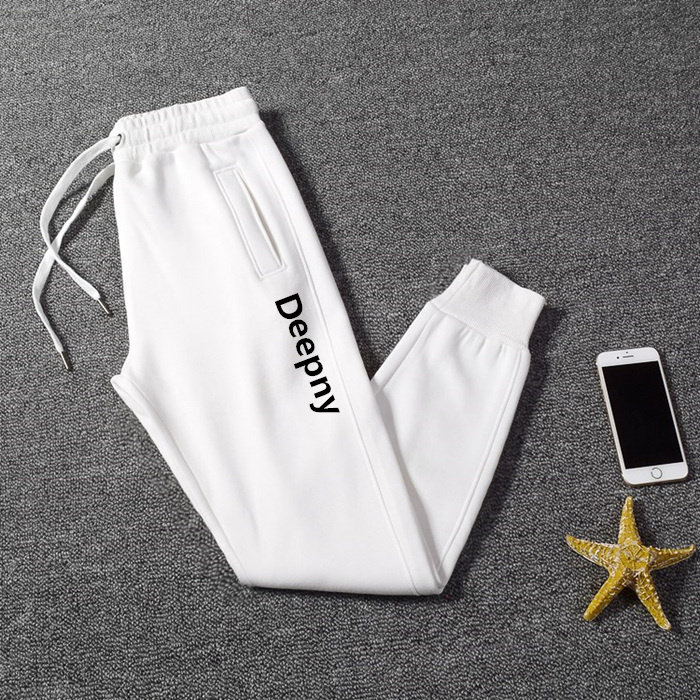 2024新款白色裤子女春秋薄款印花宽松束脚运动裤纯棉加绒休闲卫裤,女装/女士精品,休闲裤,淘宝优惠券,粉丝福利购,淘宝优惠卷