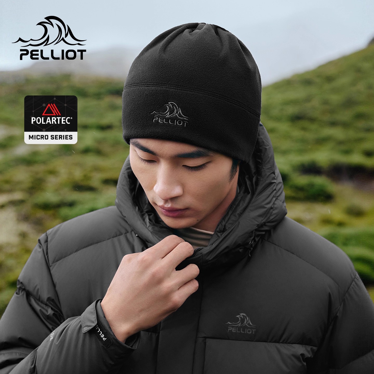 伯希和户外抓绒帽Polartec保暖帽