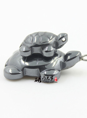 diy欧美热销黑胆石项链吊坠