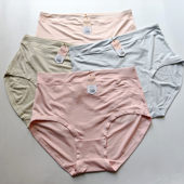 115斤 女士夏季 150斤穿 莫代尔大弹力底裤 胖人三角裤 大码 内裤