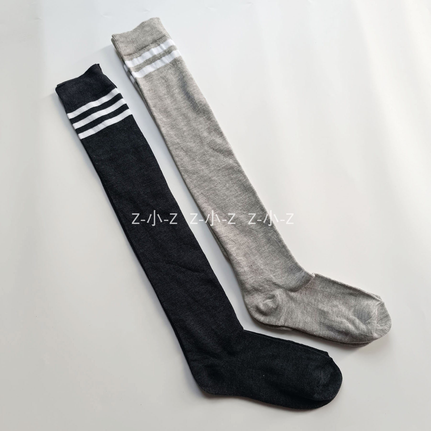 日系尾货长筒袜 jk学院风过膝袜薄款 杠杠女袜 特~~ 任意十双五折