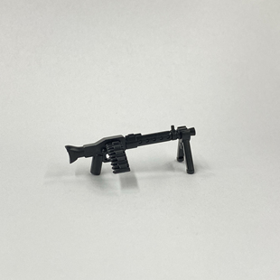 第三方人仔配件 德国PG34通用机枪 军事拼装积木人仔玩具