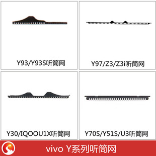 Y30 IQOOU3听筒网U1X金属网 Z3i Y97 Y51S 适用vivo Y70S Y93S