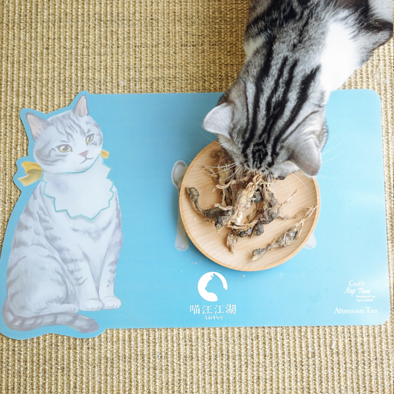 Cat's Nap Time 优雅猫咪餐垫 防水耐脏好清洗