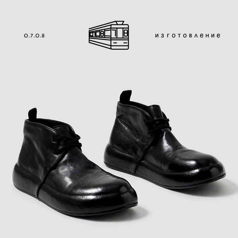 北欧手工 无痕简约马皮软木底男士中帮皮鞋  男休闲复古切尔西靴,流行男鞋,切尔西靴,淘宝优惠券,粉丝福利购,淘宝优惠卷