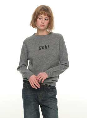 gohi亲肤柔软基础毛衣女秋冬高级感