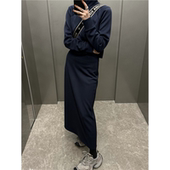 宽松卫衣半身裙两件套1F33 韩版 摩登mdeng运动风休闲套装 女春季