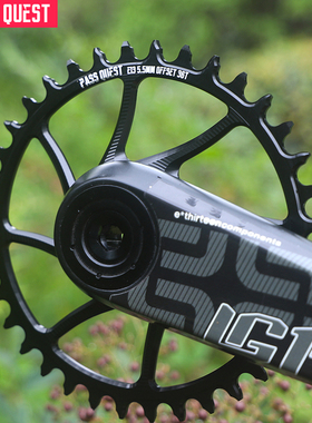 PASSQUEST e13正负齿单盘boost 3mm  5.5mm offset直装山地车牙盘