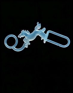 玻璃壶盖硅胶马头扣茶壶盖固定防滑线零配件硅胶绳防摔