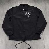 微瑕美式 复古印花教练夹克男女嘻哈街舞春秋宽松休闲风衣外套