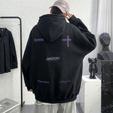 粉宽松大码连帽印花卫衣港风大皂情侣XZ517A-1-WY801-P48控68，男装卫衣，星座517A-1