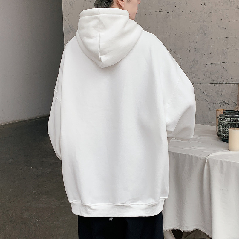 白色宽松大码连帽印花卫衣港风大皂情侣XZ517A-1-WY803-P48控68,男装卫衣,星座517A-1