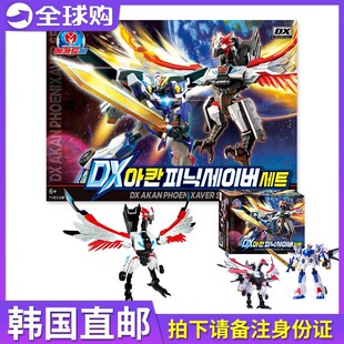 韩国正版萌盟卡变形机器人儿童对决DX车神魔幻机甲玩具小男孩套装