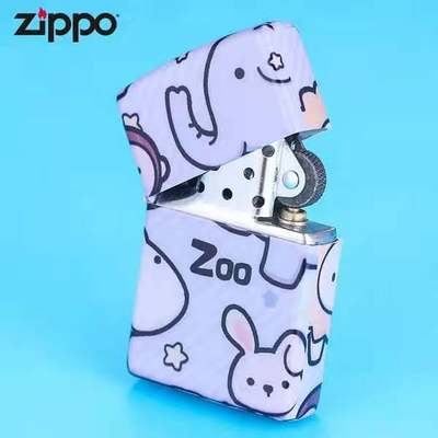 zippo芝宝正版打火机动物防风