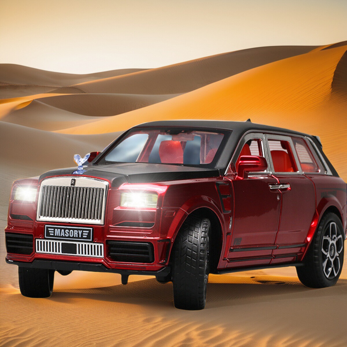 金属材质声音灯光回力前进六开门