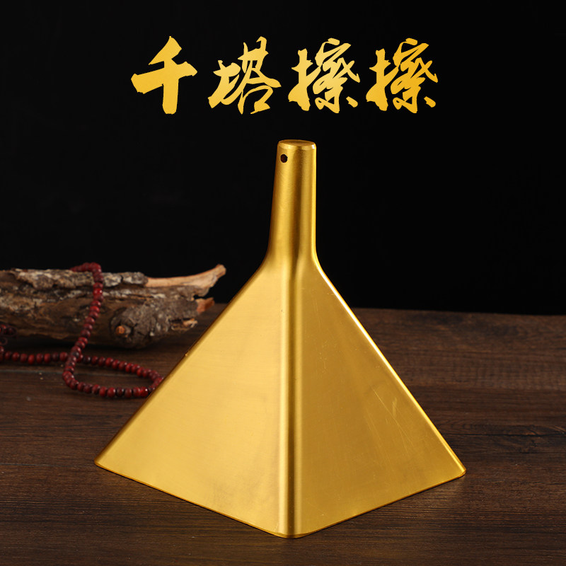 绿度母纯铜千佛擦擦陶土泥巴