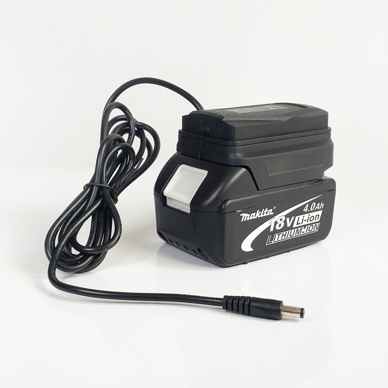 2米公线DC5521取电座适用Makita牧田款锂电池取电器转换器带USB