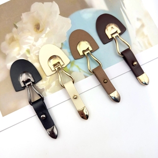 金属合金皮草皮衣围脖搭扣大衣风衣腰带扣对钩裙子皮革服装皮对扣