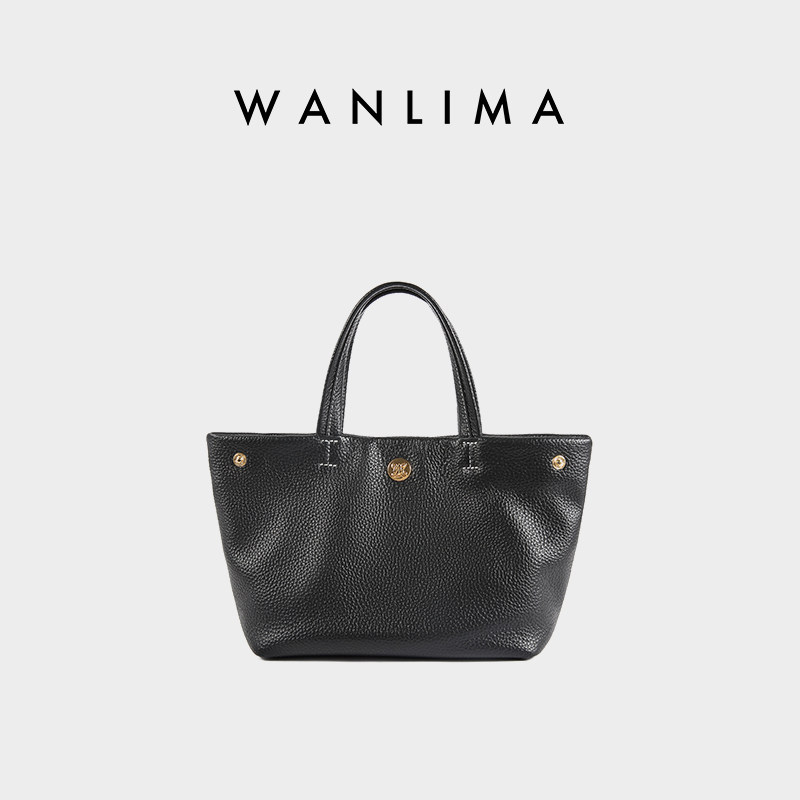 万里马TOGO牛皮小托特斜挎托特包百搭极简风软皮云朵包通勤大容量