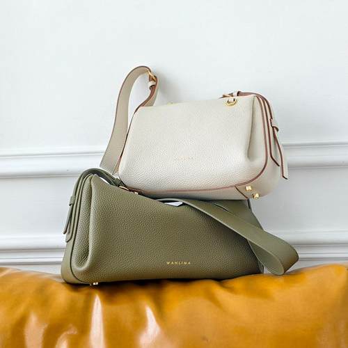 万里马头层软牛皮通勤托特包