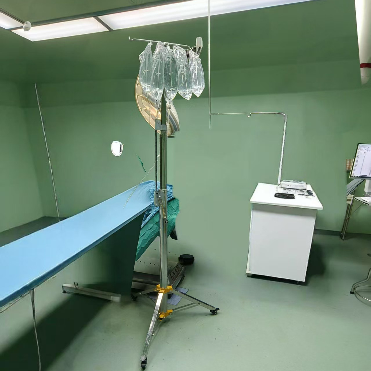 真加厚不锈钢落地输液架子移动升降调节吊瓶点滴输液杆医用转移架